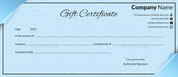 Gift Certificate by graphicmarket | GraphicRiver