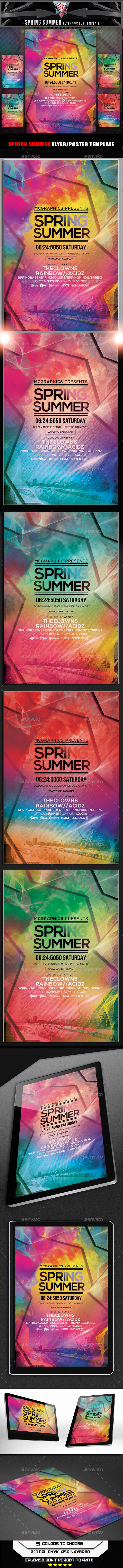 Spring Summer Flyer Template