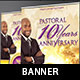 Clergy Anniversary Banner Template