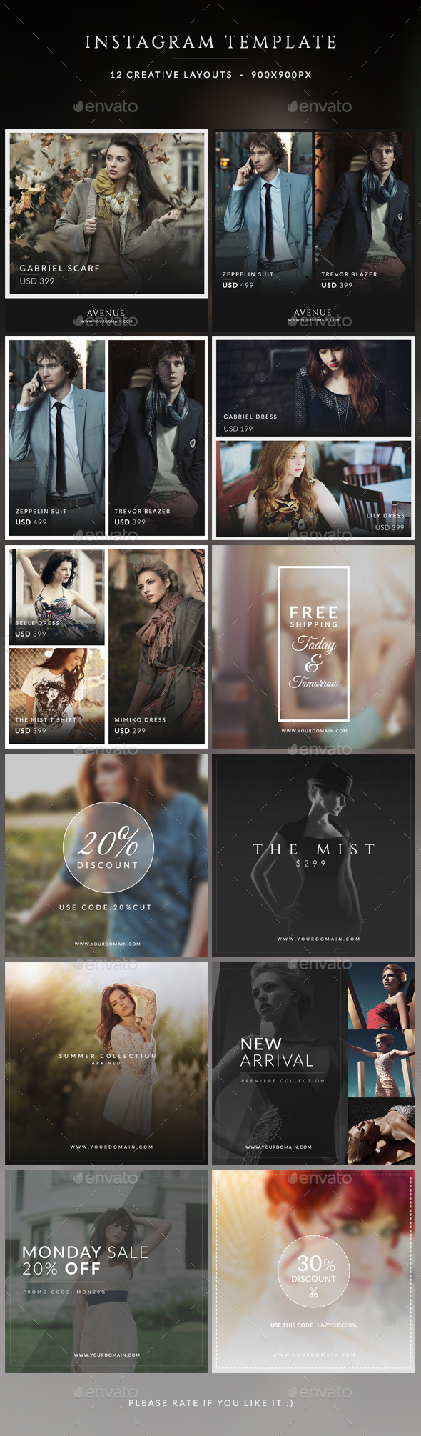 Instagram Promotions Banner - Miscellaneous Social Media