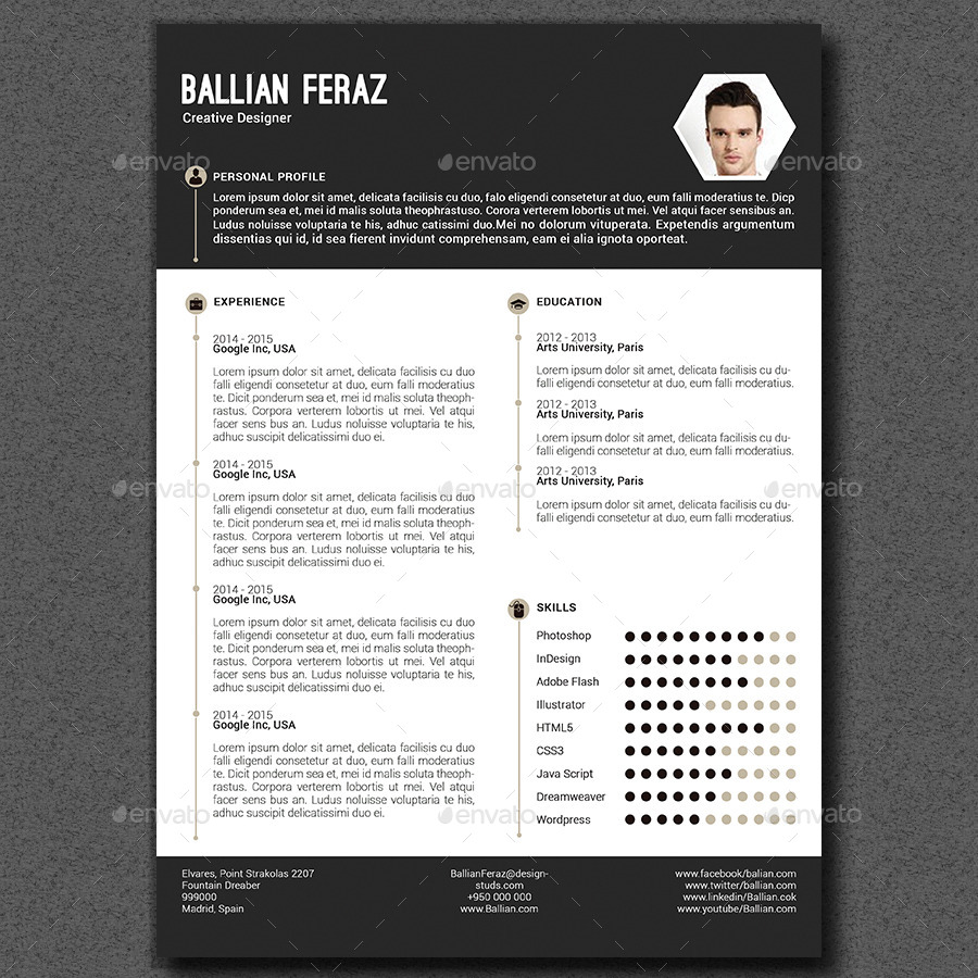 Double Resume by CuteBlu GraphicRiver