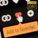 Button Add To Favorites - VideoHive Item for Sale