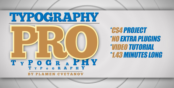 Typography Pro - VideoHive 137559