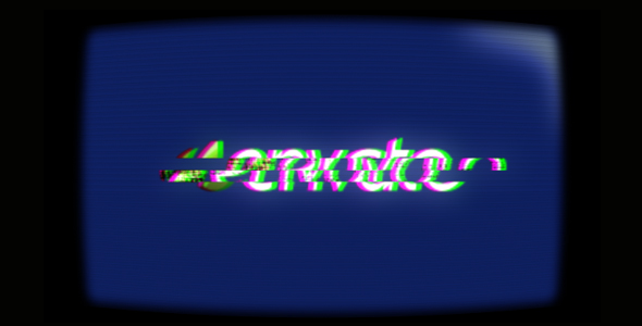 Retro display logo - VideoHive 137615