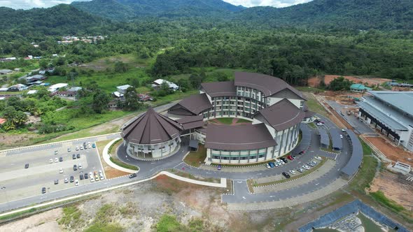 The Towns of Sarawak, Borneo, Malaysia alt