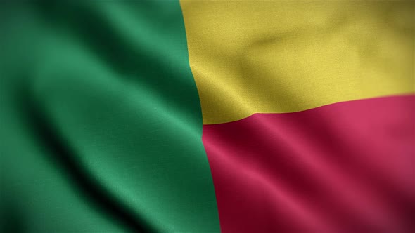 Benin Flag Angle