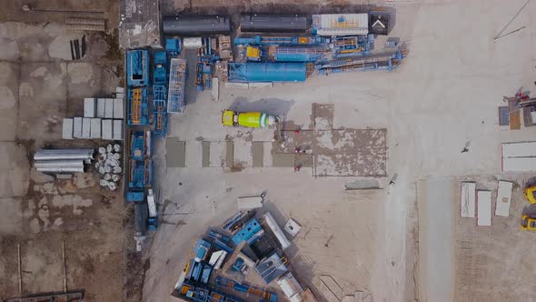 Repairs of Large Production Outside the City Frame with a Drone