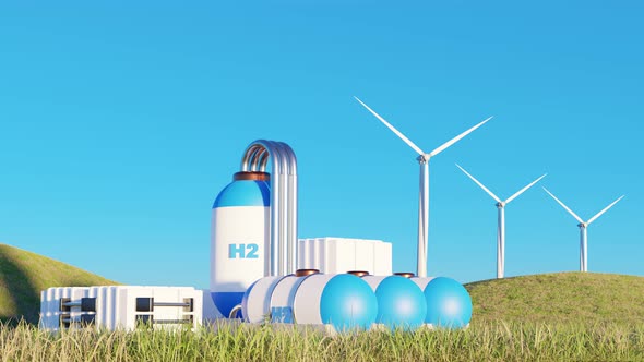 Concept of an Energy Storage System Based on Electrolysis of Hydrogen Wind Farms alt