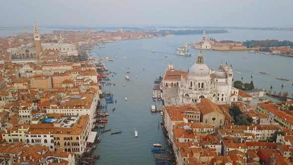 Aerial View of Venice Italy alt
