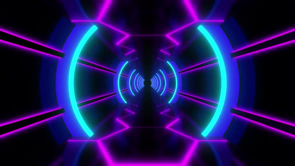 Neon Light Tunnel  alt
