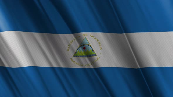 Nicaragua Flag alt