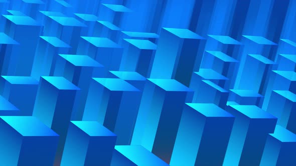 3D Abstract Colorful Cubes Motion Graphics Animation V1 alt