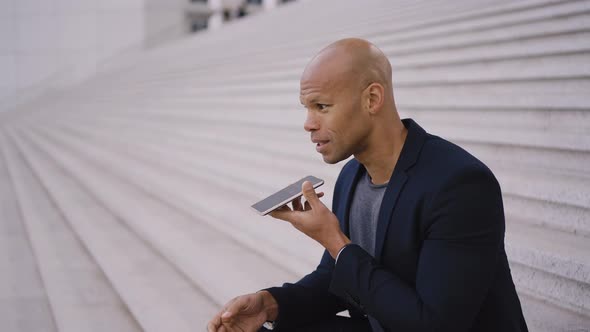 Cinematic footage of a young successful business man alt