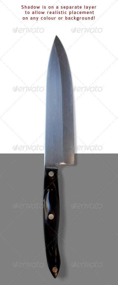 Kitchen Knife - Food & Drink Isolated Objects