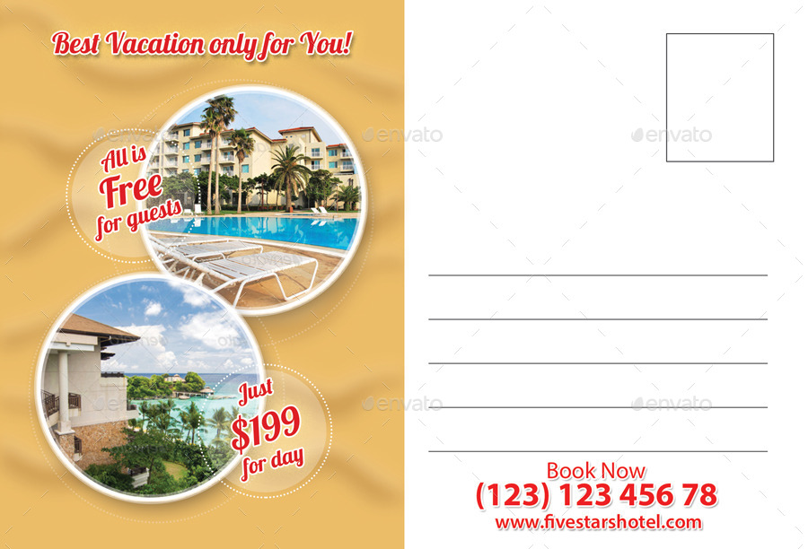 Travel Summer Vacation Post Card 35 by 21min GraphicRiver