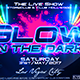 Glow in the Dark Party Flyer, Print Templates