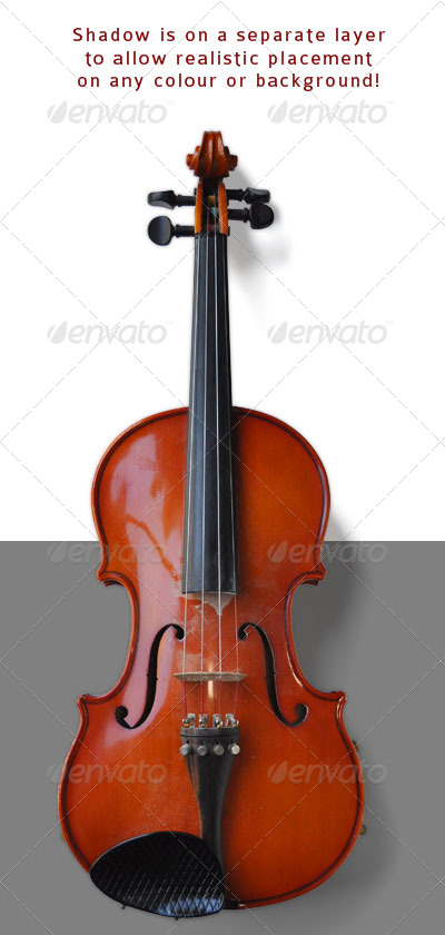 Violin - Activities & Leisure Isolated Objects