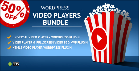HTML5 Video Players WordPress Plugins Bundle