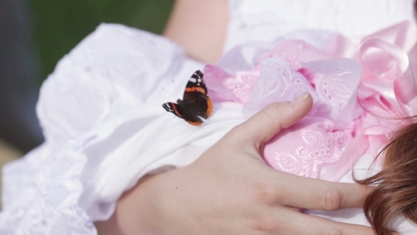 Butterfly On Child