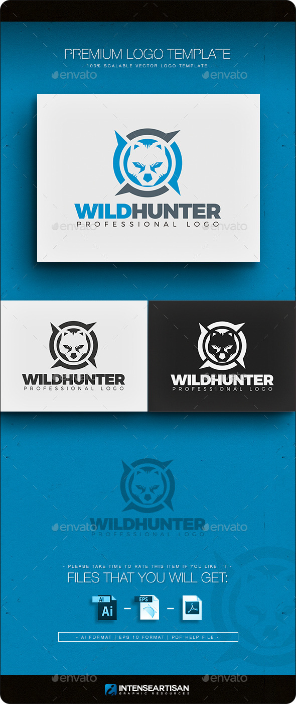 Wild Hunter Logo Template