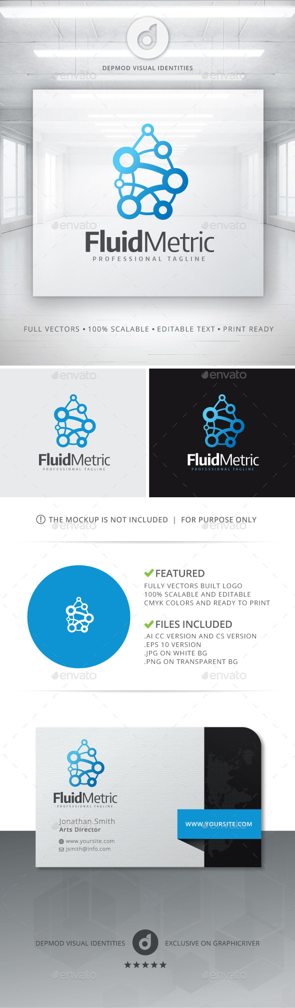 Fluid Metric Logo