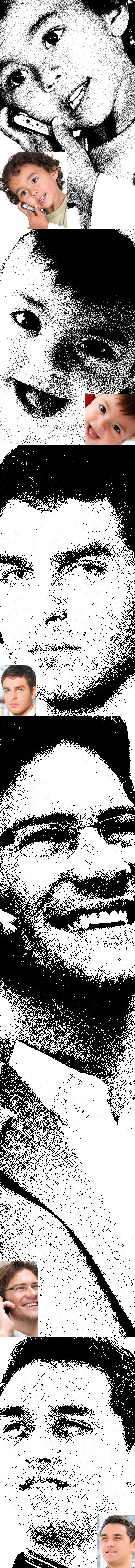 Hard Pencil Sketch - Photo Effects Actions