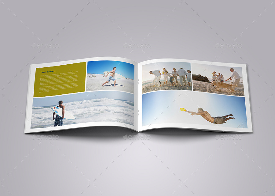 Family Vacation Photo Album, Print Templates | GraphicRiver