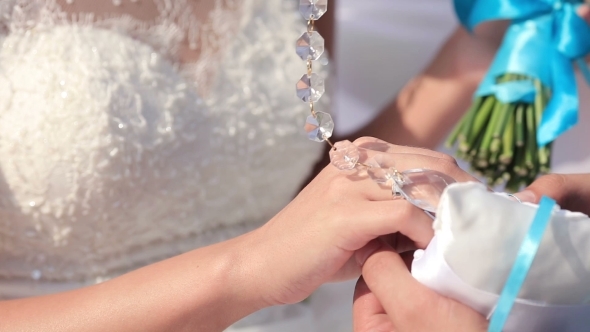 Exchanging  Wedding Rings