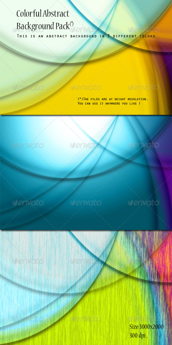 Colorful Abstract Background Pack - Abstract Backgrounds