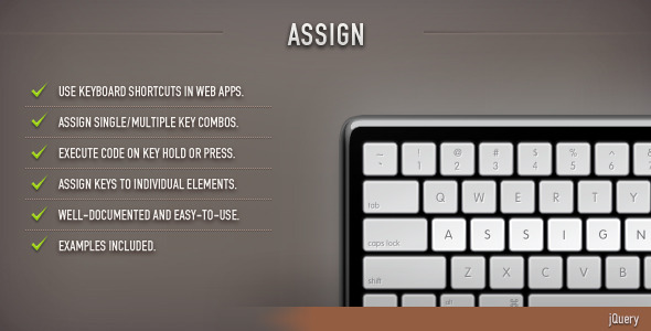 Assign (jQuery) - CodeCanyon 157596