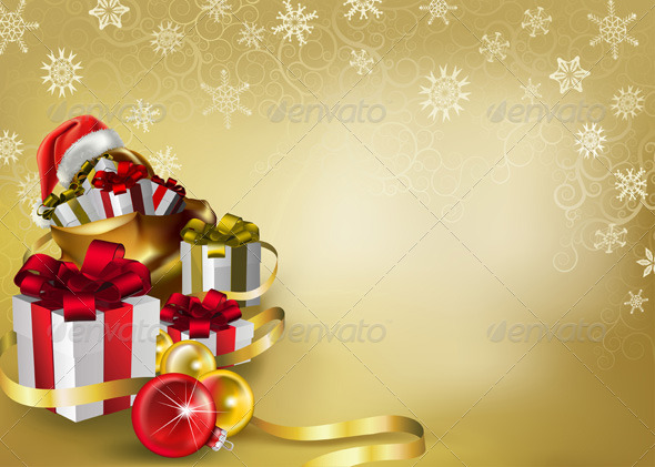 Christmas background by Krisdog | GraphicRiver