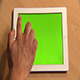 Someone Scrolling Upwards on a Tablet - VideoHive Item for Sale