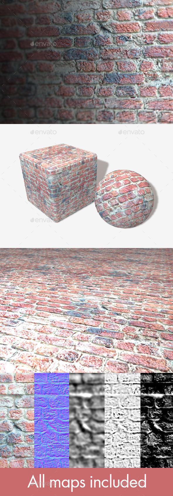 Brick Wall with - 3Docean 11159510