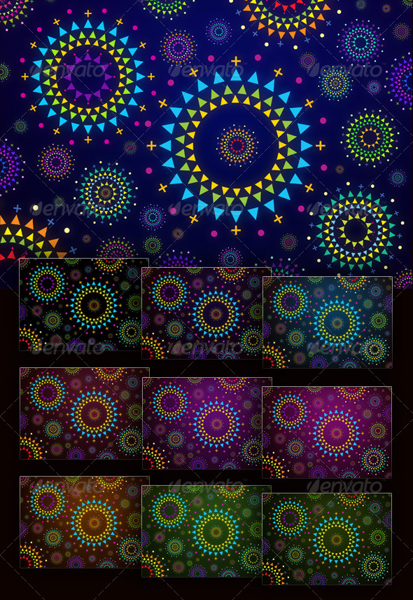 Magic Winter Backgrounds - Abstract Backgrounds