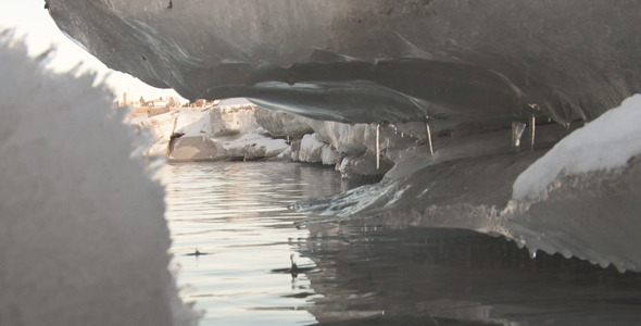 Melting Ice on River alt