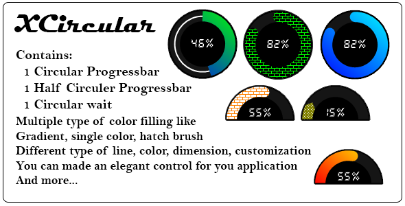 XCircular .Net custom control