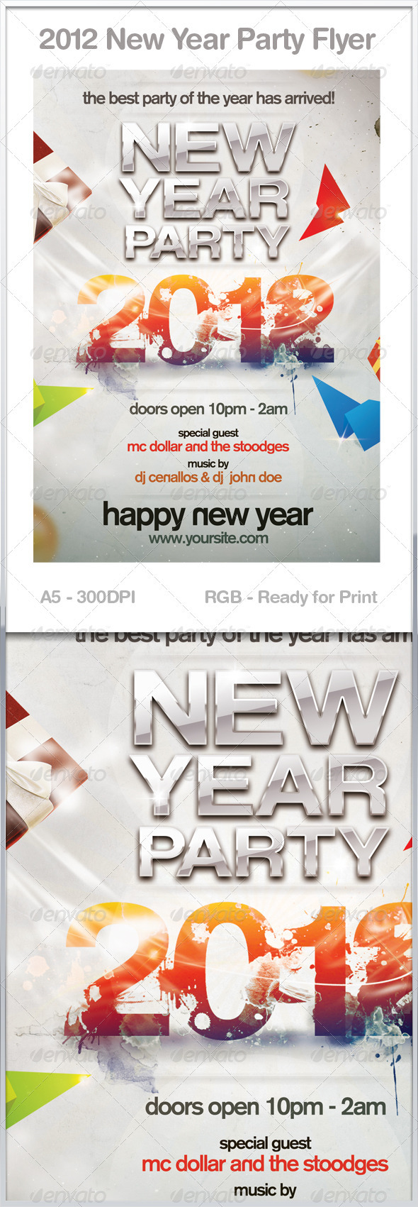 2012 Splash Flyer - Clubs & Parties Events