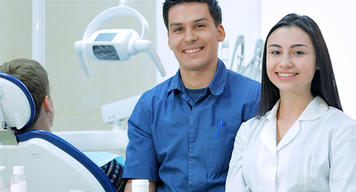 Healthy and beautiful smile