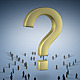 Tiny People Walking Towards A Question Mark Tiny People Walking Towards A Question Mark - VideoHive Item for Sale