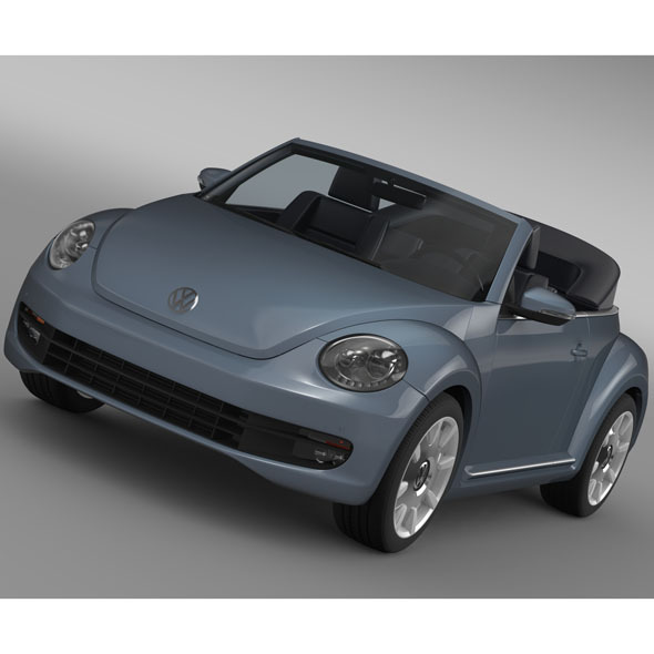 VW Beetle Cabriolet - 3Docean 11175800