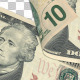 Dollar Bills Transition Set 1 - 10$ - VideoHive Item for Sale