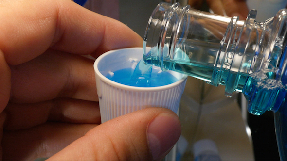 Mouthwash Blue