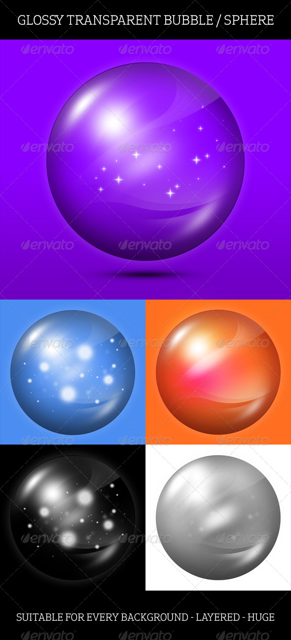 Transparent Bubble Sphere