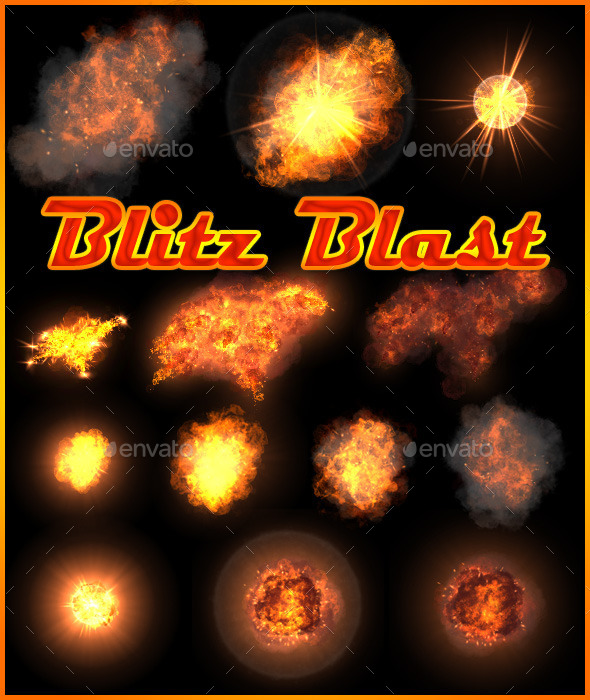 Blitz Blast - Sprites Game Assets