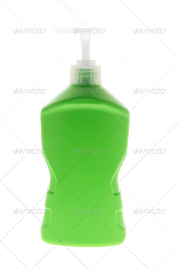 Plastic Liquid Dispenser Bottle - Stock Photo - Images
