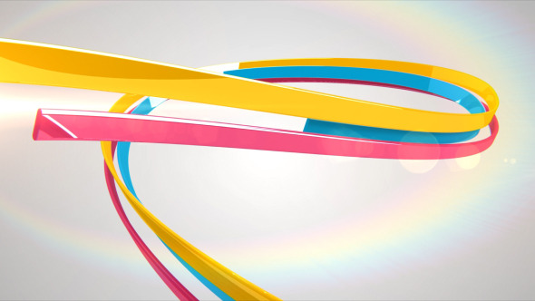 3D Ribbons Logo - VideoHive 11201768