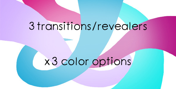 3 Colorful Transitions / Revealers