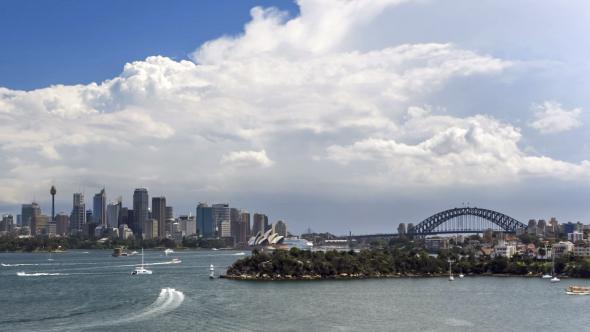 Sydney CBD and Harbour Bridge