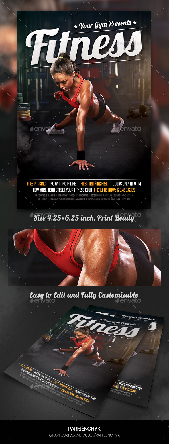Fitness Sport Flyer Template - Sports Events