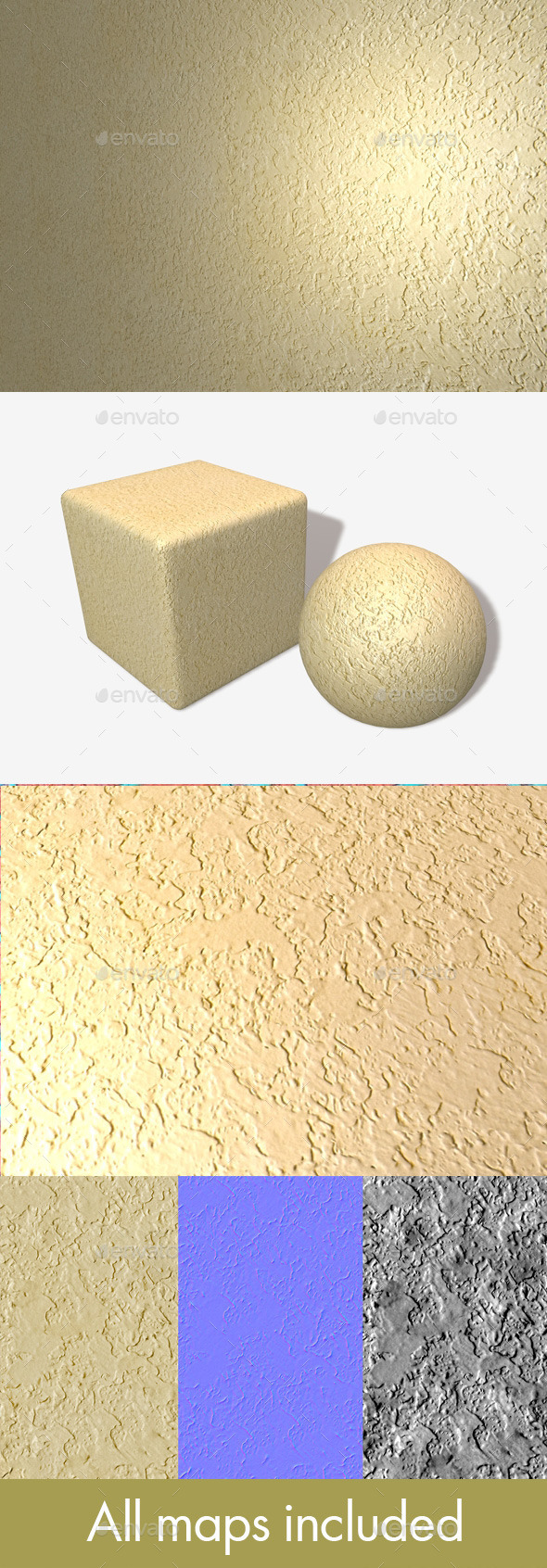 Textured Plaster Seamless - 3Docean 11212401